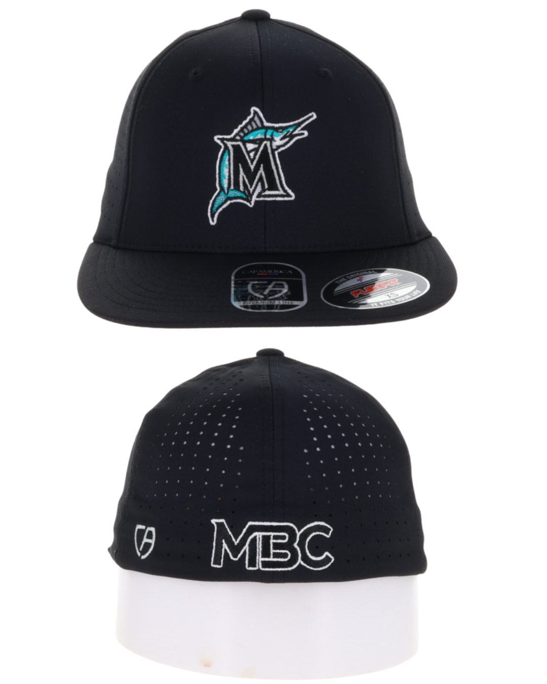 Marlins Black Team Hat